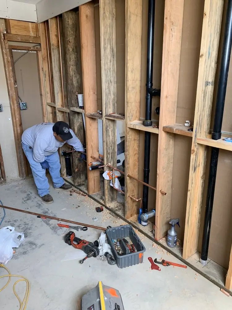 Commercial rough-in plumbing for Gas Line Repair in Meadow Lakes
